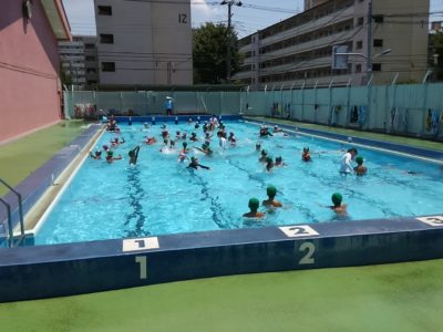 夏季学習室と水泳指導